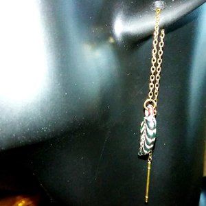 Leaf Threader Earrings